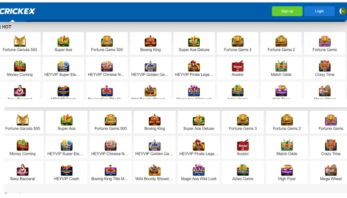 CXWin Game dashboard image