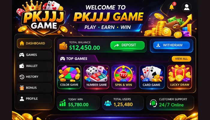 PKJJJ Game dasboard image