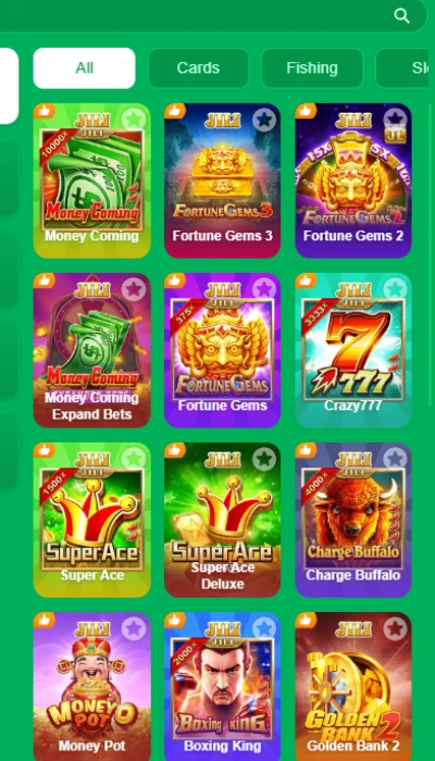 TD777 Game dashboard image